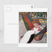 小さな女の子・オン・ハンモック、ジェシー・ウィルコックス・スミス ポストカード (正面/裏面)