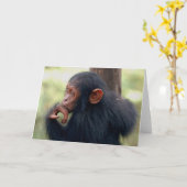 小さな女の子 カード (黄色い花)