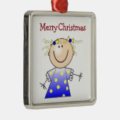 ***小さな女の子***クリスマスオーナメント メタルオーナメント (右)