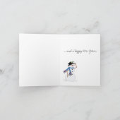 小さな女の子 シーズンカード (内部)