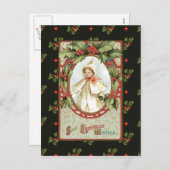 小さな女の子 シーズンポストカード (正面/裏面)