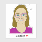 小さな女の子 シール (シート)