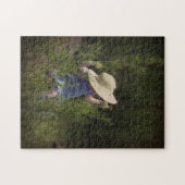 小さな女の子 ジグソーパズル (横)