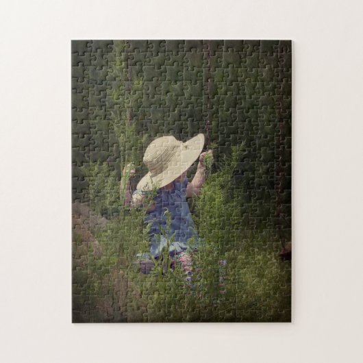 小さな女の子 ジグソーパズル (縦)