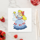 小さな女の子 スタンダードランチョンナプキン (インサイチュ)