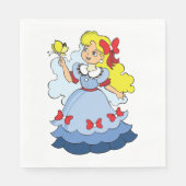小さな女の子 スタンダードランチョンナプキン (正面)