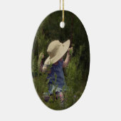 小さな女の子 セラミックオーナメント (右)