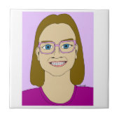 小さな女の子 タイル (正面)