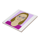 小さな女の子 タイル (側面)