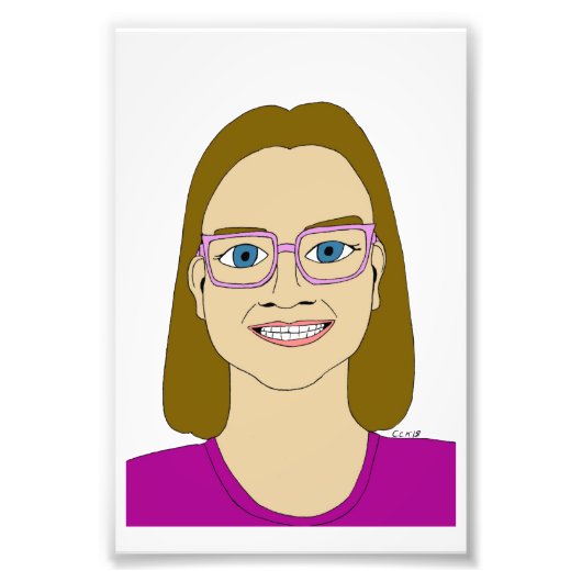 小さな女の子 フォトプリント            (正面)