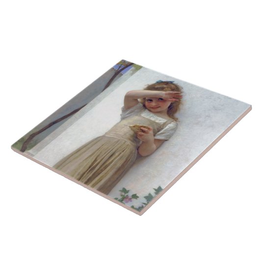 小さな女の子、ブーゲロー タイル (側面)