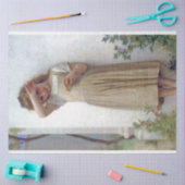 小さな女の子、ブーゲロー 薄葉紙 (クラフト)