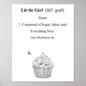 小さな女の子 ポスター (正面)