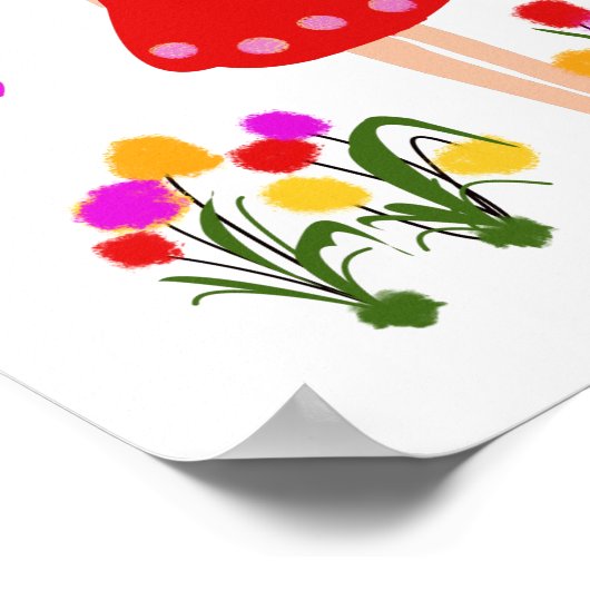 小さな女の子 ポスター (角)