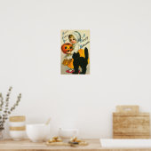 小さな女の子 ポスター (キッチン)