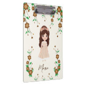 小さな女の子（花） クリップボード (右)