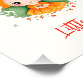 小さな女の子（花） フォトプリント            (角)