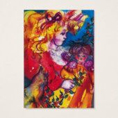 小さな女の子、CAT、DOLLかわいらし Blue Christmas Gift (裏面)