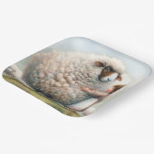 小さな女の子（Eweの特大） ペーパープレート (傾斜あり)