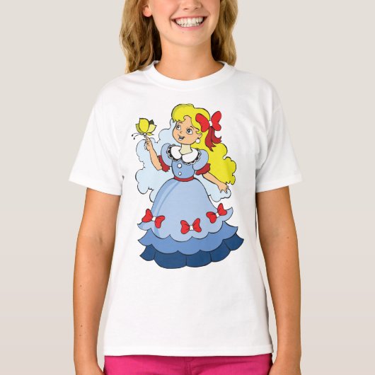 小さな女の子 Tシャツ (正面)