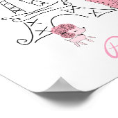 小さな女の子inパリとポドレのポスター ポスター (角)