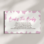 小さな女性のカーボーイロデオ赤ちゃんシャワー本ベビー エンクロージャーカード