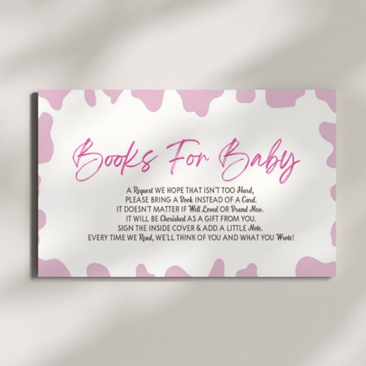 小さな女性のカーボーイロデオ赤ちゃんシャワー本ベビー エンクロージャーカード