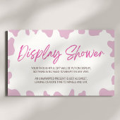 小さな女性のカーボーイロデオ赤ちゃんシャワー表示シャワー エンクロージャーカード