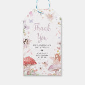 小さな妖精お洒落の赤ちゃんシャワーメッセージカード ギフトタグ (正面)