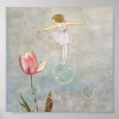 小さな妖精が泡を吹く ポスター (正面)