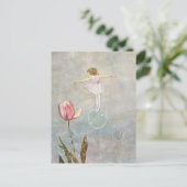 小さな妖精が泡を吹く ポストカード (スタンド正面)