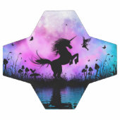 小さな妖精で一角獣 サッカーボール (フラット)