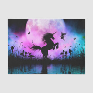 小さな妖精で一角獣 薄葉紙