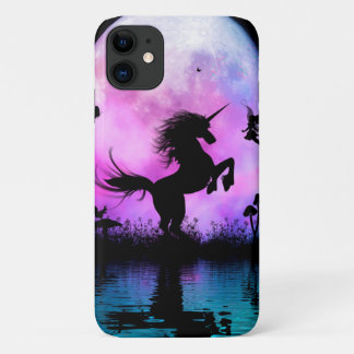 小さな妖精で一角獣 iPhone 11 ケース