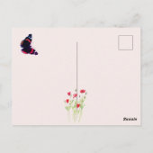 小さな妖精と野の花 ポストカード (裏面)