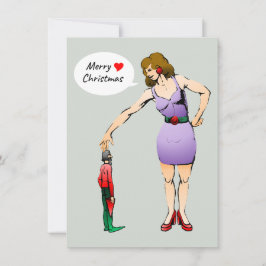 小さな妖精にメリークリスマス シーズンカード