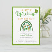 小さな妖精のセントパトリックデイベビーシャワー 招待状 (スタンド正面)