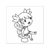 小さな妖精の上にトースツール セルフインキングスタンプ (デザイン)