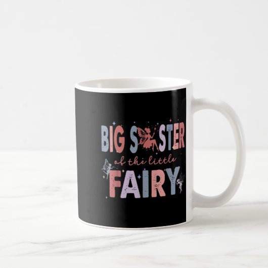 小さな妖精の姉 第一子の誕生日おめでとう コーヒーマグカップ (右)