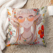 小さな妖精の枕 クッション (ブランケット)