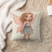 小さな妖精の枕 クッション (ブランケット)