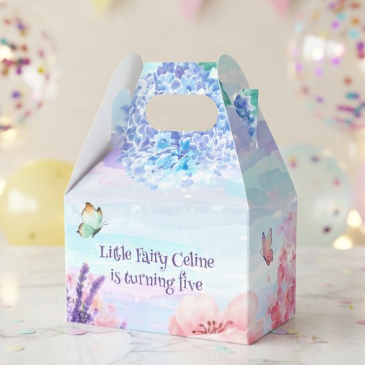 小さな妖精の誕生日の好意ボックス フェイバーボックス