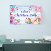 小さな妖精の誕生日バナー 横断幕 (トレードショー)