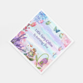 小さな妖精の誕生日ペーパーナプキン スタンダードランチョンナプキン (角)