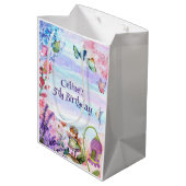 小さな妖精の誕生日ミディアム抱き枕 ミディアムペーパーバッグ (裏面アングル)