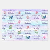 小さな妖精の誕生日ラッピング紙 ラッピングペーパーシート (正面2)