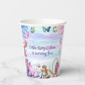 小さな妖精の誕生日紙カップ 紙コップ (裏面)