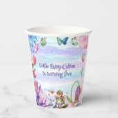 小さな妖精の誕生日紙カップ 紙コップ (正面)