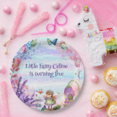 小さな妖精の誕生日紙プレート ペーパープレート (パーティー)