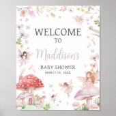 小さな妖精の赤お洒落ちゃんシャワーへようこそ ポスター (正面)